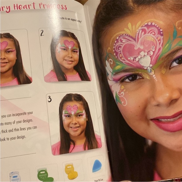 The Face Painting Book of Rainbows and Bling - Picture 4 of 9